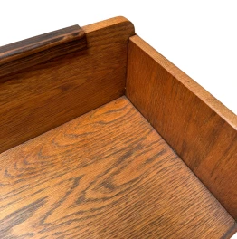 Art Deco Modernist Open Bookcase by P.E.L. Izeren for De Genneper Molen, 1920s